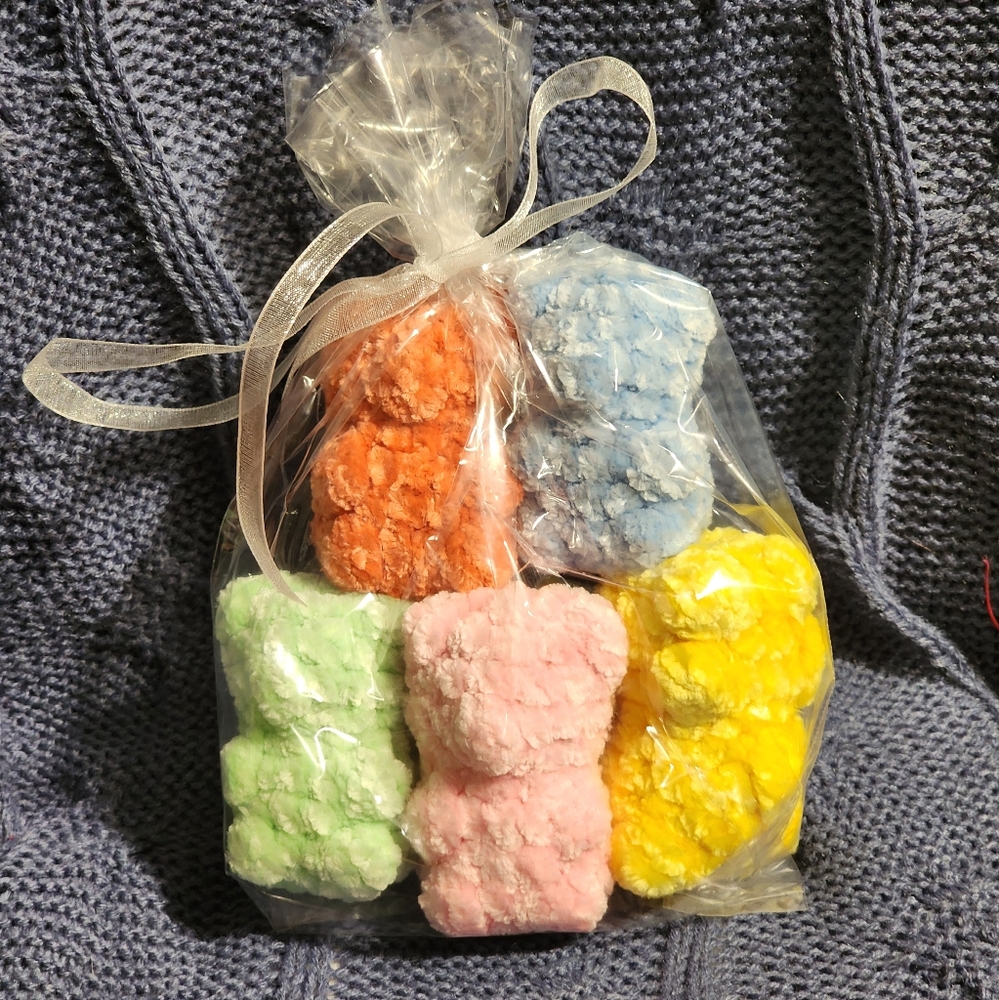 Crocheted Gummy Bear 5-Pack
